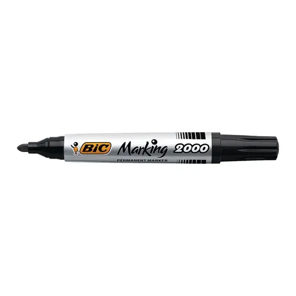 Bic 2000 Permanent Marker Bullet Tip Black