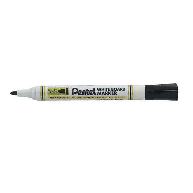 Pentel Everyday Whiteboard Markers Bullet Tip Black