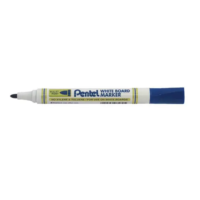 Pentel Everyday Whiteboard Markers Bullet Tip Blue