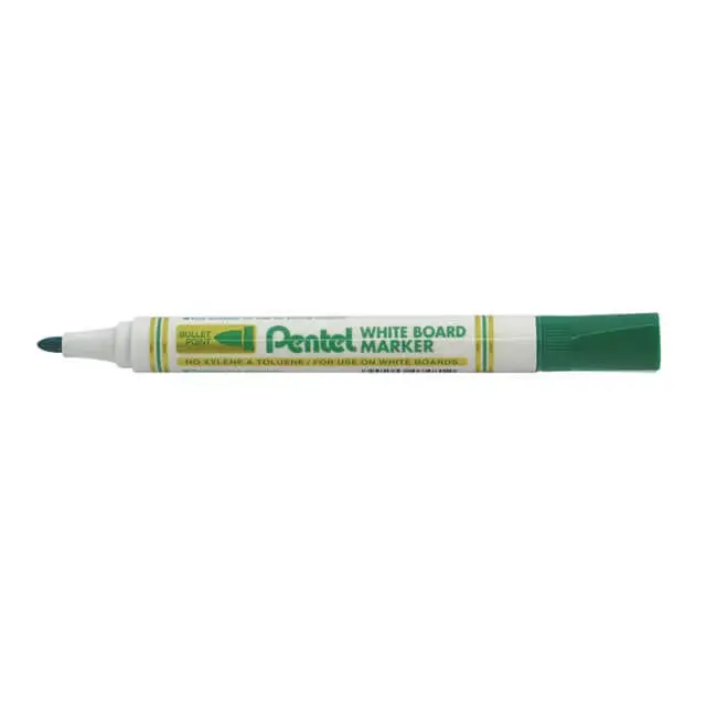 Pentel Everyday Whiteboard Markers Bullet Tip Green