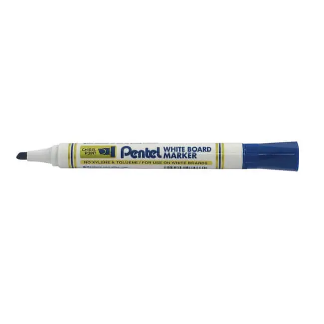 Pentel Everyday Whiteboard Markers Chisel Tip Blue