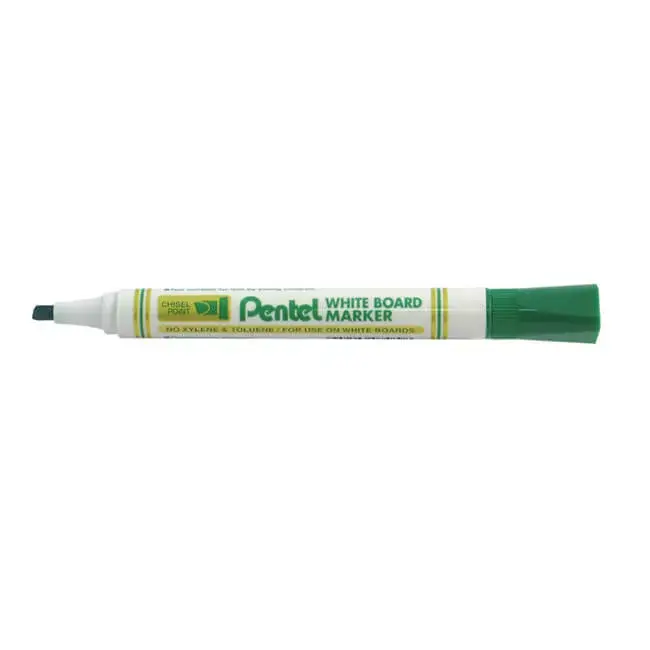 Pentel Everyday Whiteboard Markers Chisel Tip Green