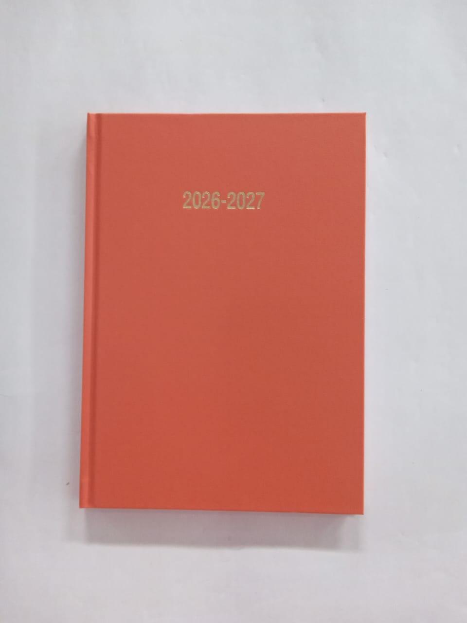 Academic Year Diary A5 Week To View Orange 2026/27