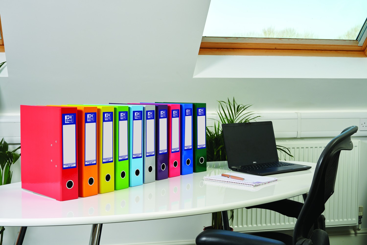 RED - Oxford Laminated Lever Arch, 70mm Spine,