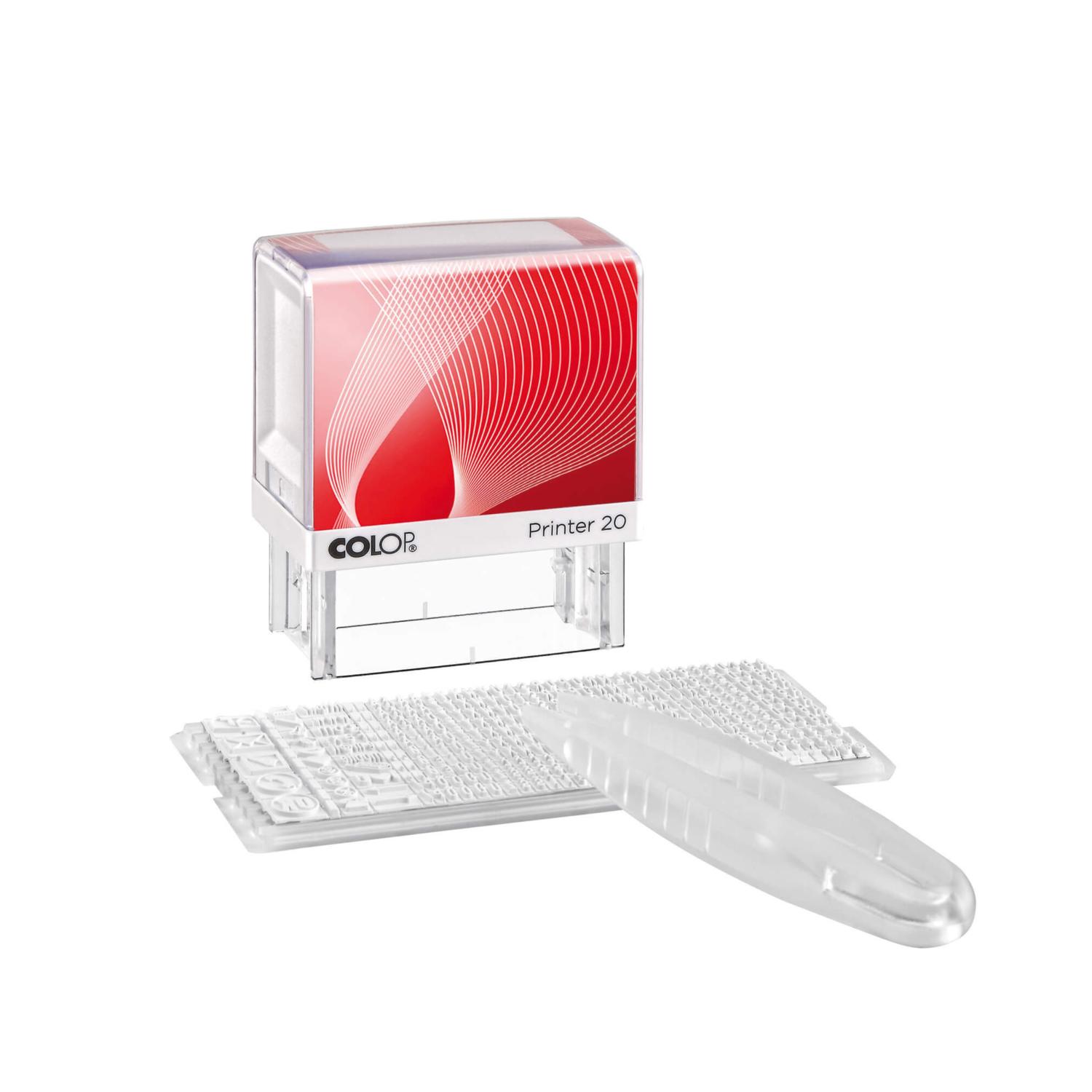 Colop Self Inking D.I.Y Stamp 38mm x 14mm 4 Lines Of Text