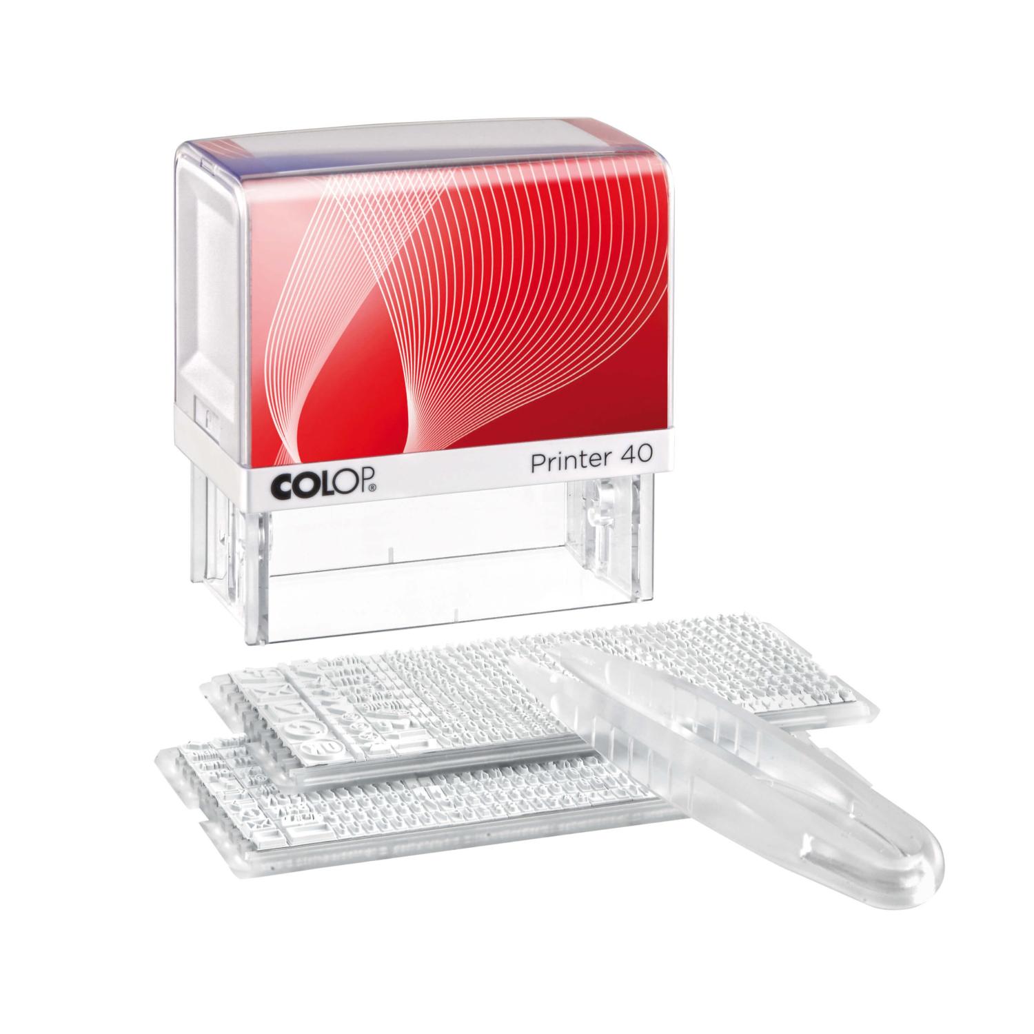 Colop Self Inking D.I.Y Stamp 59mm x 23mm 6 Lines Of Text