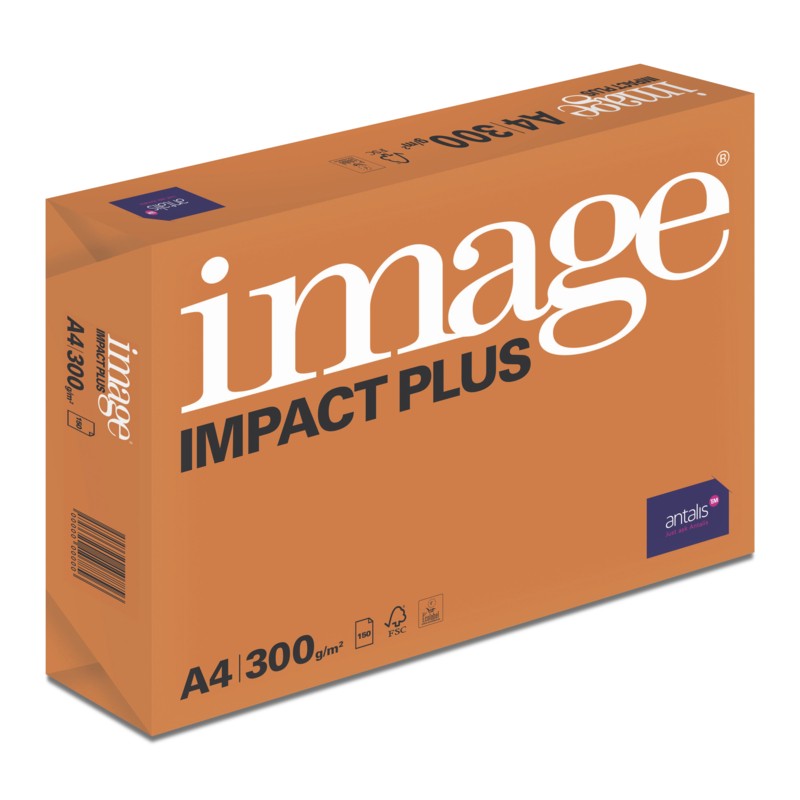 Image Impact Plus Paper A4 300gsm White Pack 125 Sheets
