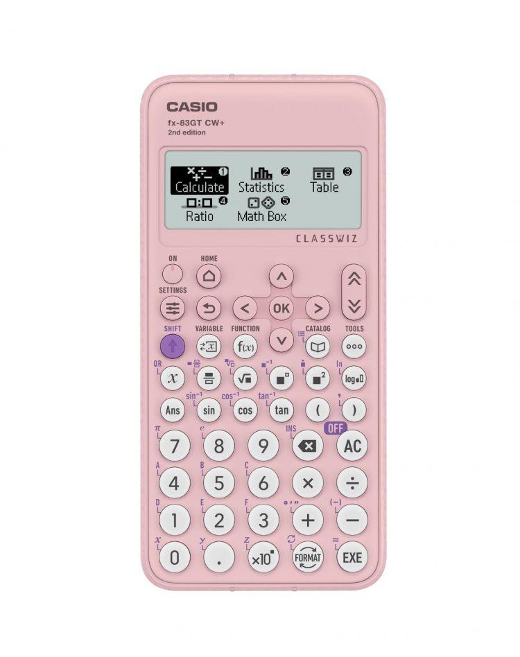 PINK Casio Scientific Calculator FX83GTCW+-PK-W-UT