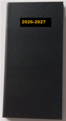 Slim Pocket Academic Diary 2 Weeks To View - 18 Months 2026/27