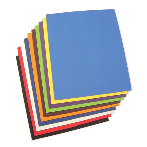 Neoprene Sheets 25cm x 30cm Assorted Colours 2mm Thickness