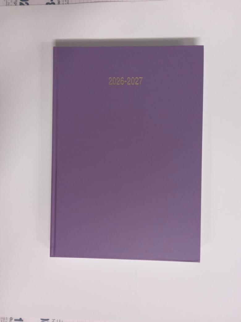Academic Year Diary A5 Week To View Mauve / Purple 2026/27