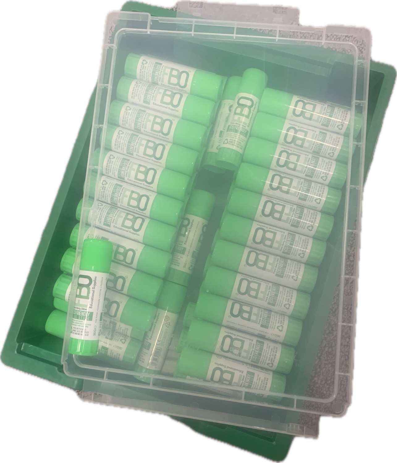 Recycled FBO Branded Glue Stick 36gsm In Gratnalls Tray