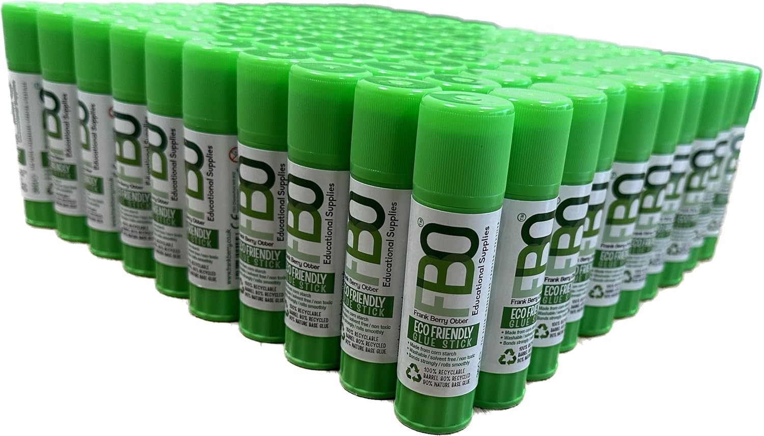 Recycled FBO Branded Glue Stick 36gsm Bulk Box