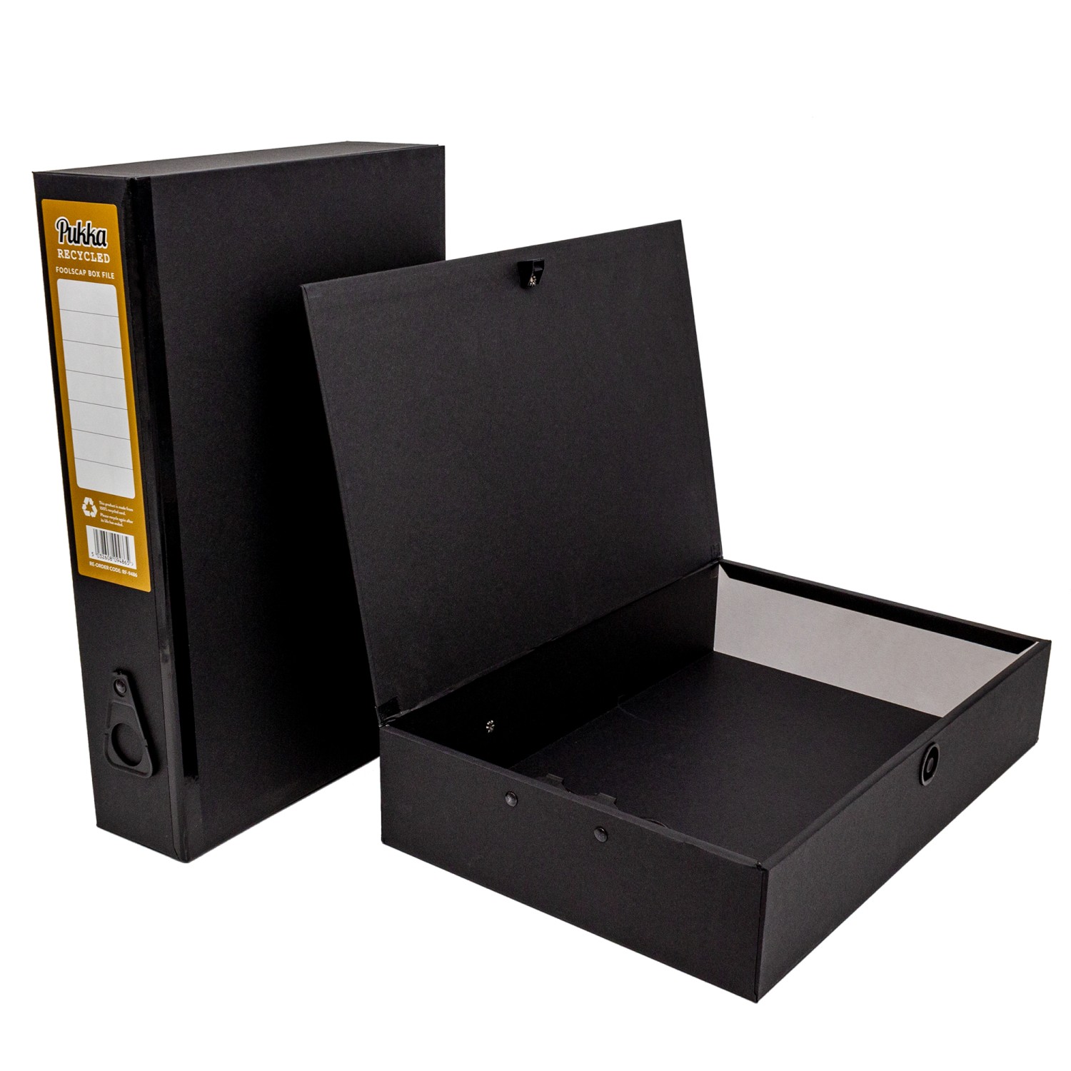 Recycled Box File - Black