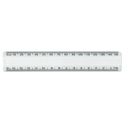 Clear Bevelled Edge Ruler 15cm / 150mm