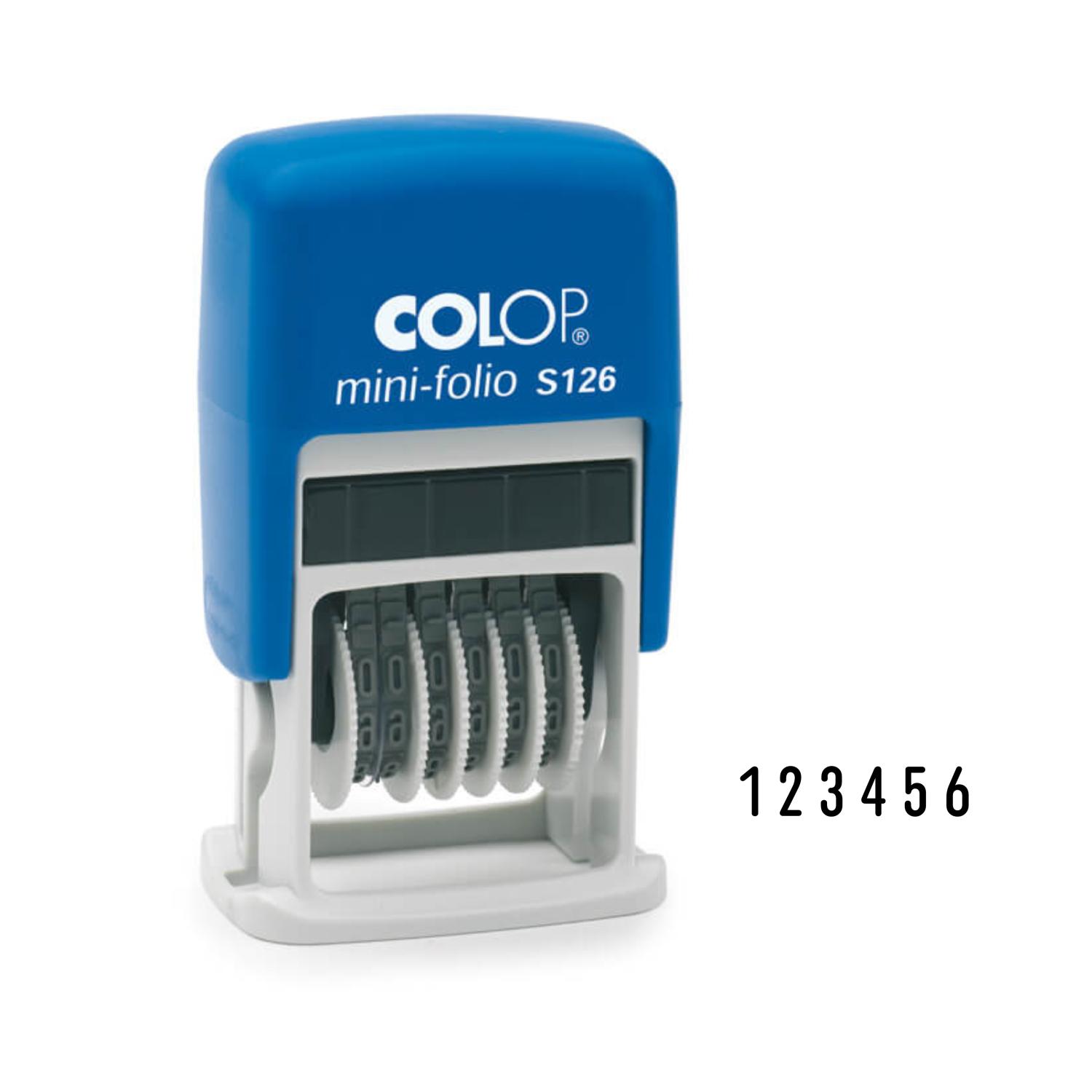 Colop Self Inking Numberer Stamp Black
