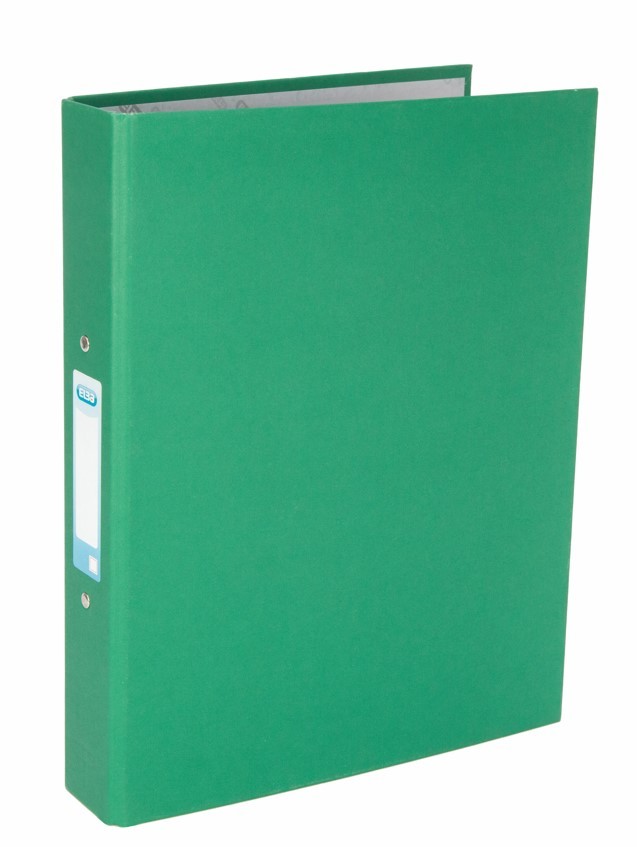 GREEN Linen Ring Binders A4