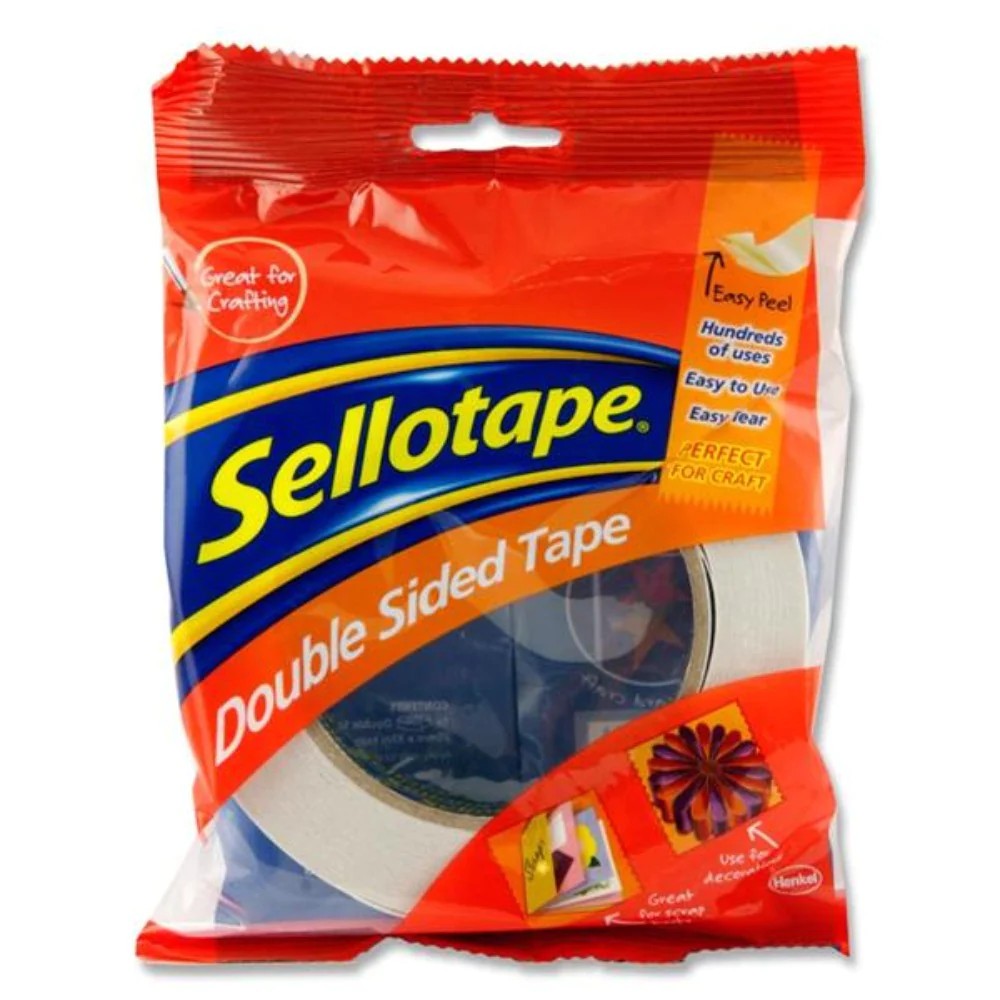 Sellotape Double Sided Tape 25mm x 33m