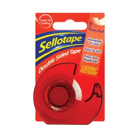 Sellotape Double Sided Tape and Dispenser 15mm x 5m 1445290