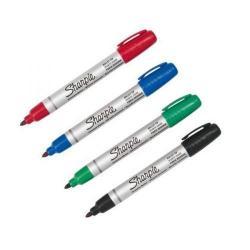 Sharpie Pro Small Bullet Tip 1.0mm Permanent Markers Assorted 4s S0945760