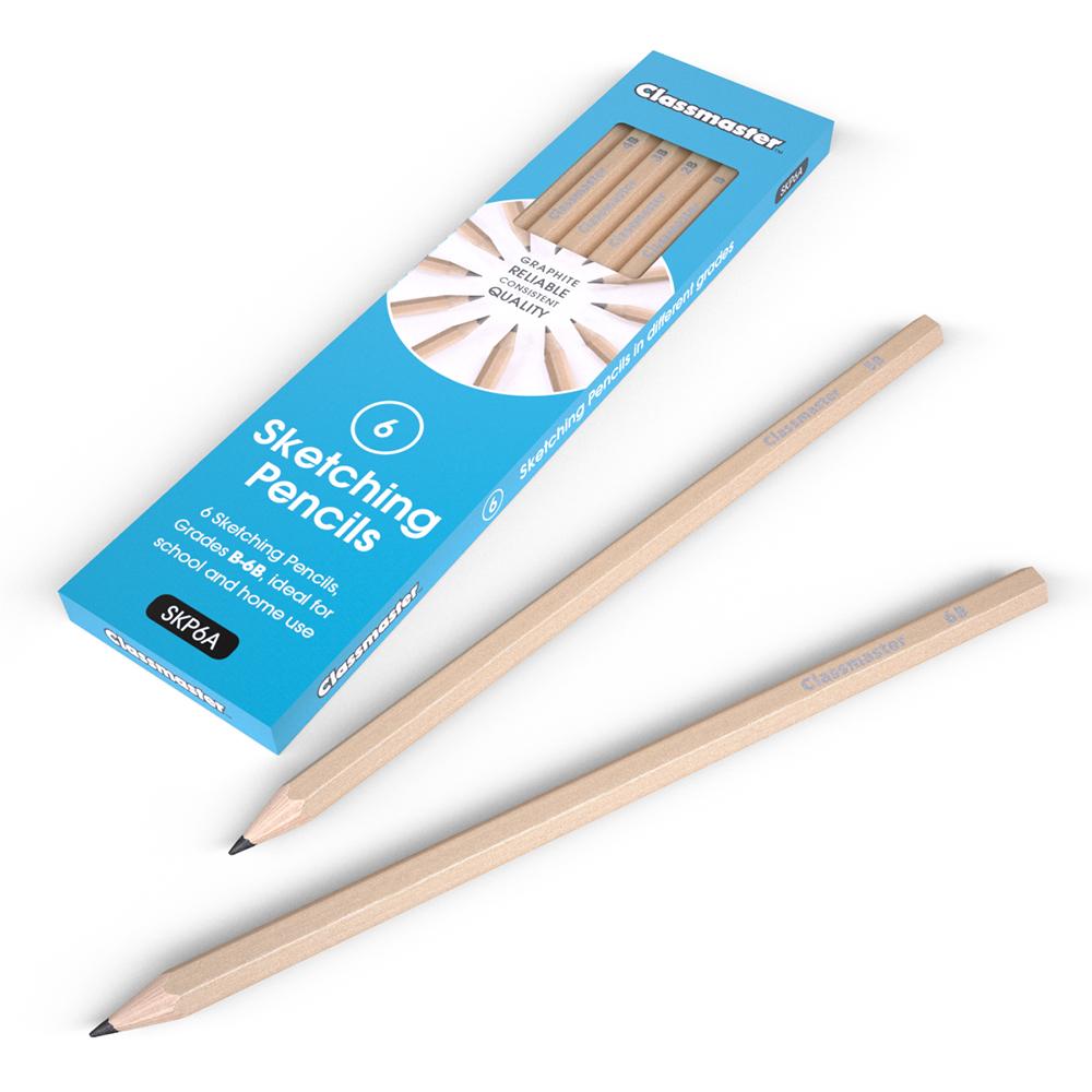 Classmaster Sketching Pencils B - 6B