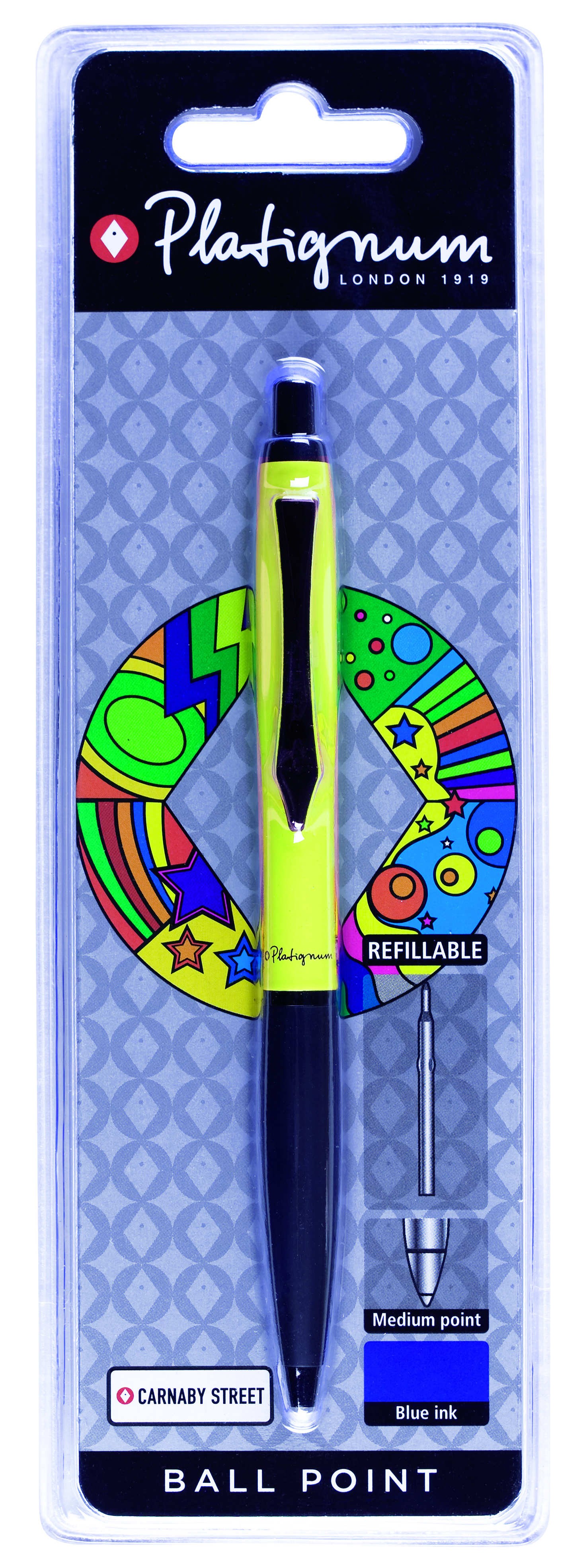 Carnaby Street Ball Pen Yellow