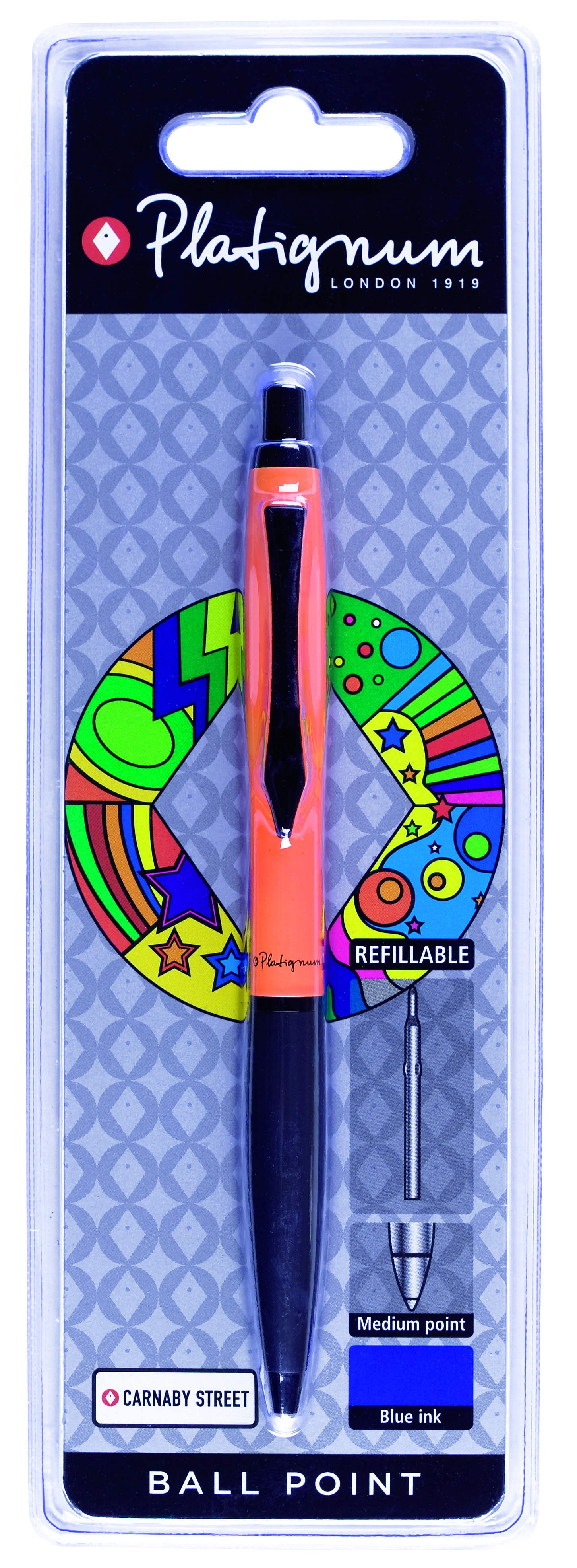 Carnaby Street Ball Pen Orange