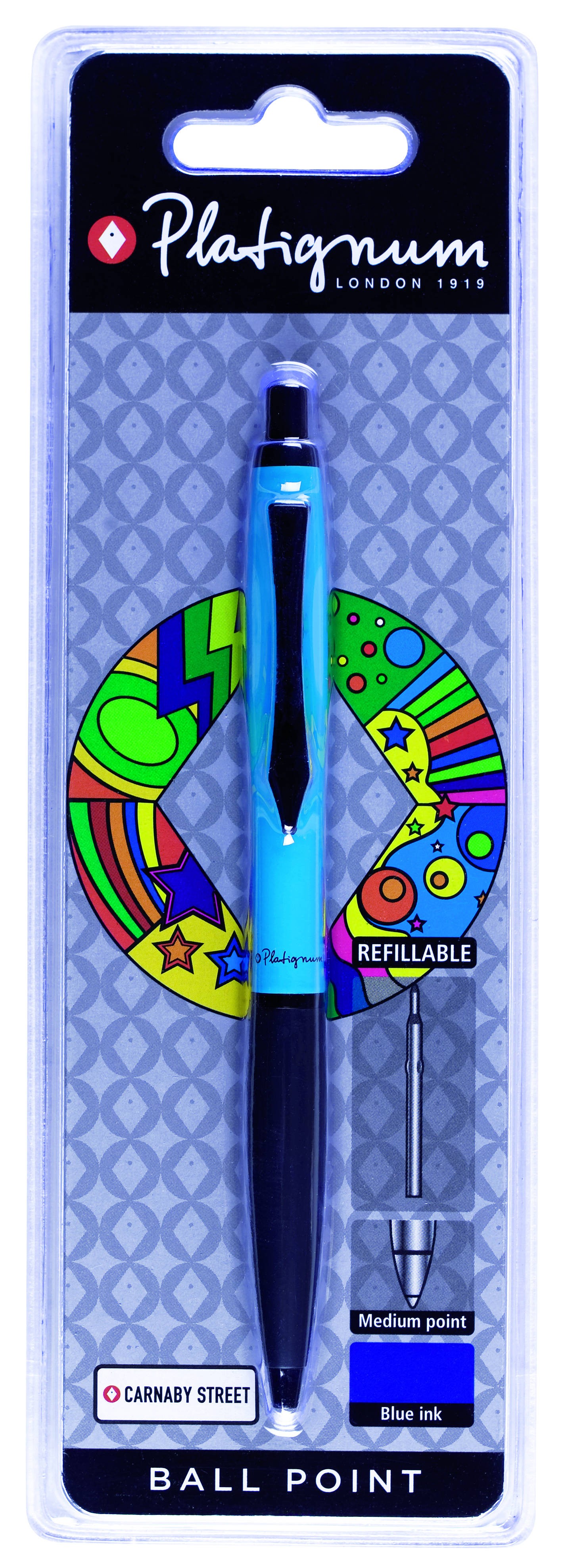 Carnaby Street Ball Pen Blue