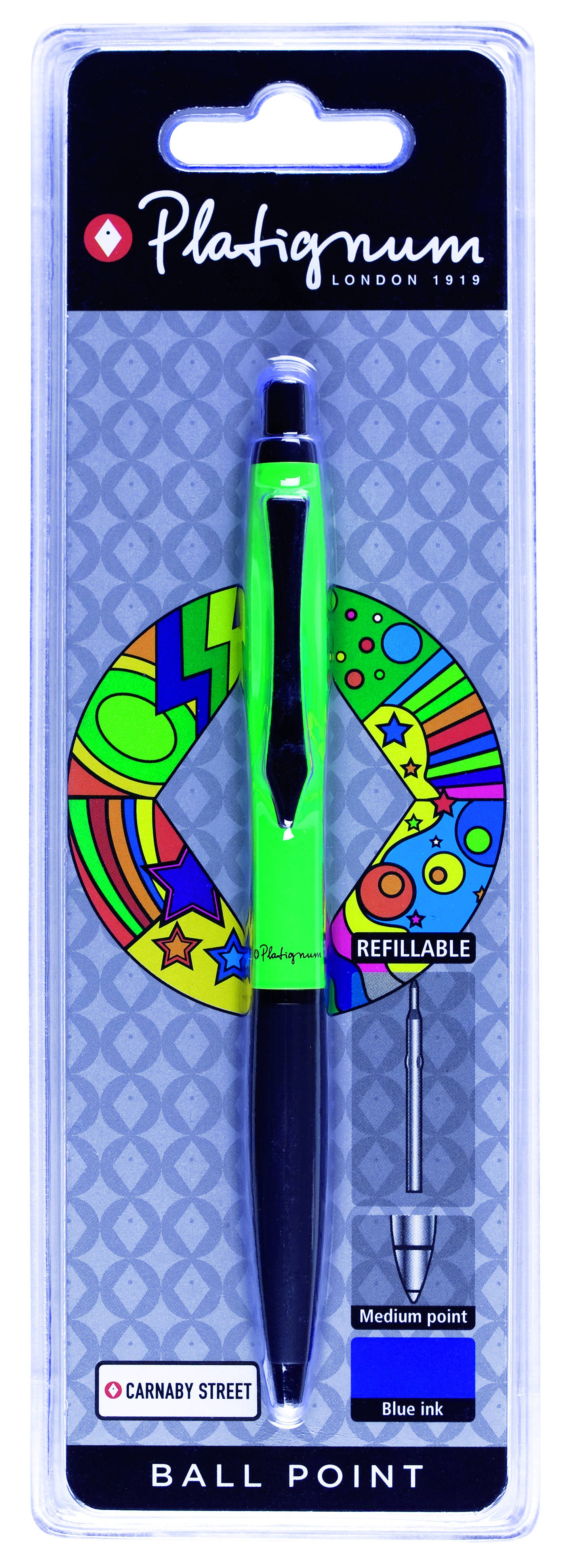 Carnaby Street Ball Pen green