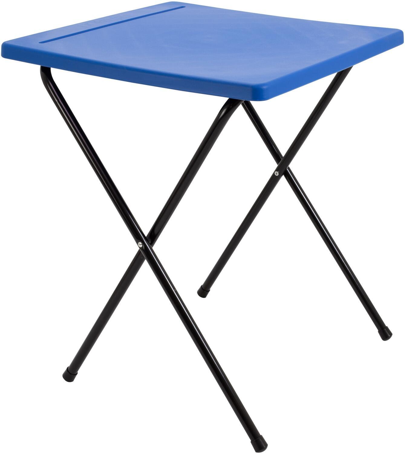 Titan Plastic Exam Table 600mm x 600mm x 710mm Blue Top Black Frame