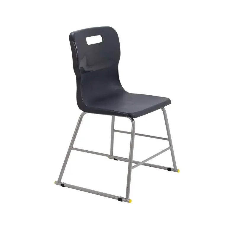 Titan High Chair 485mm x 485mm x 845mm 6 - 8 Years Charcoal