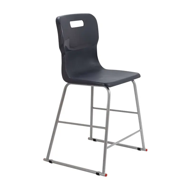 Titan High Chair 485mm x 485mm x 955mm 8 - 11 Years Charcoal