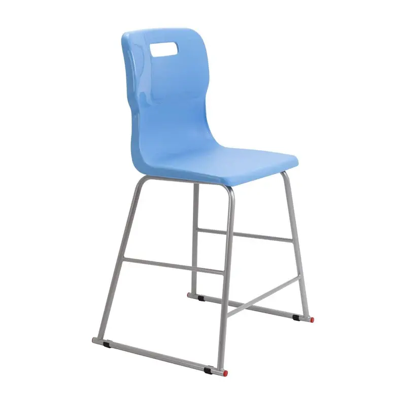 Titan High Chair 485mm x 485mm x 955mm 8 - 11 Years Sky Blue
