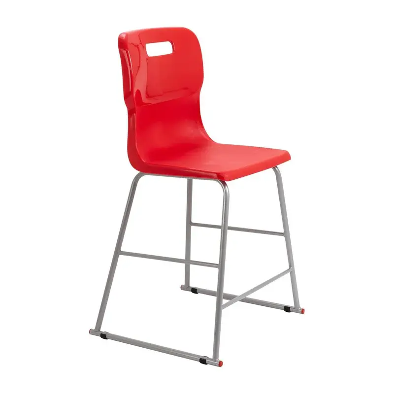 Titan High Chair 485mm x 485mm x 955mm 8 - 11 Years Red