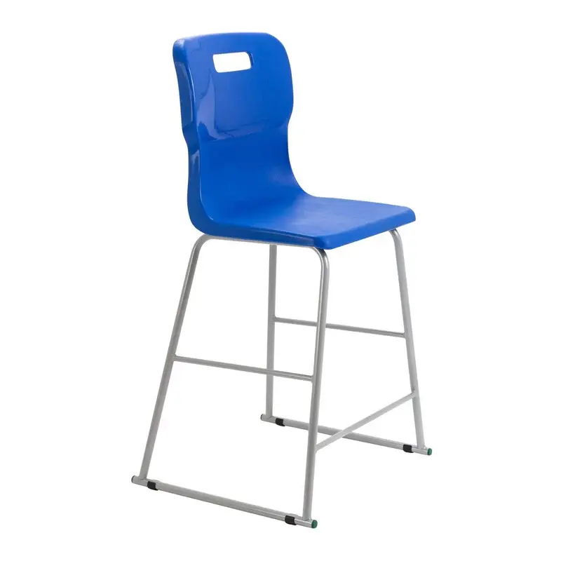 Titan High Chair 485mm x 485mm x 1010mm 11 - 14 Years Blue