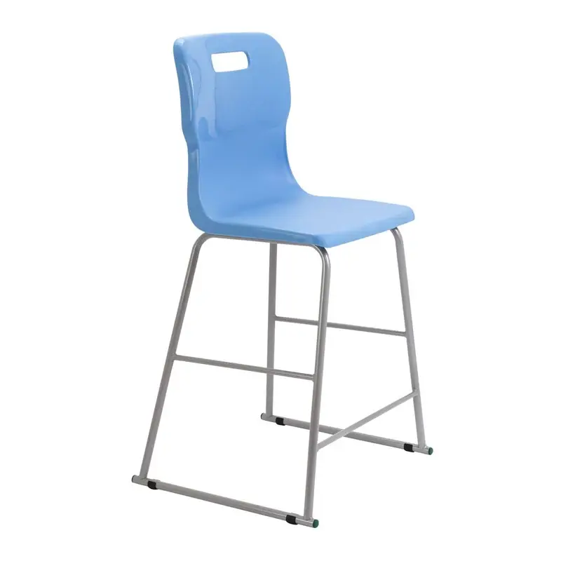 Titan High Chair 485mm x 485mm x 1010mm 11 - 14 Years Sky Blue