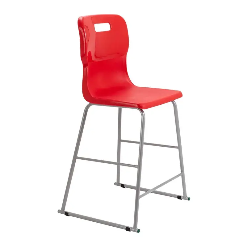 Titan High Chair 485mm x 485mm x 1010mm 11 - 14 Years Red