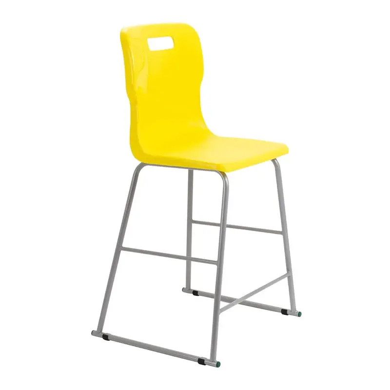 Titan High Chair 485mm x 485mm x 1010mm 11 - 14 Years Yellow