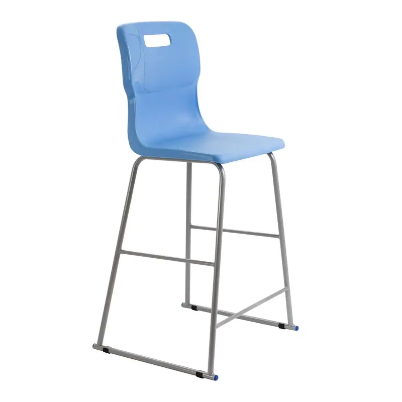 Titan High Chair 485mm x 485mm x 1085mm 14+ Years Sky Blue