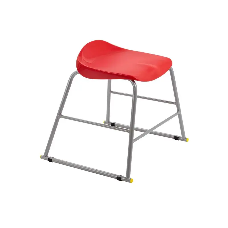 Titan High Stool 485mm x 485mm x 520mm 6 - 8 Years Red
