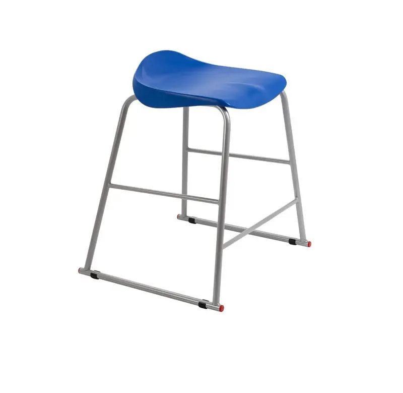 Titan High Stool 485mm x 485mm x 650mm 8 - 11 Years Blue