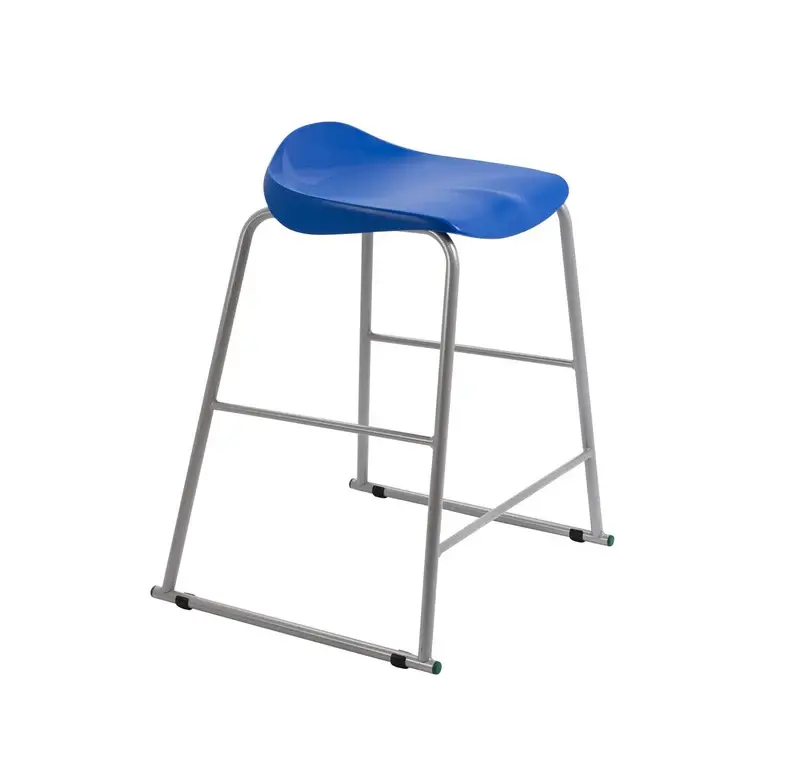 Titan High Stool 485mm x 485mm x 685mm 11 - 14 Years  Blue