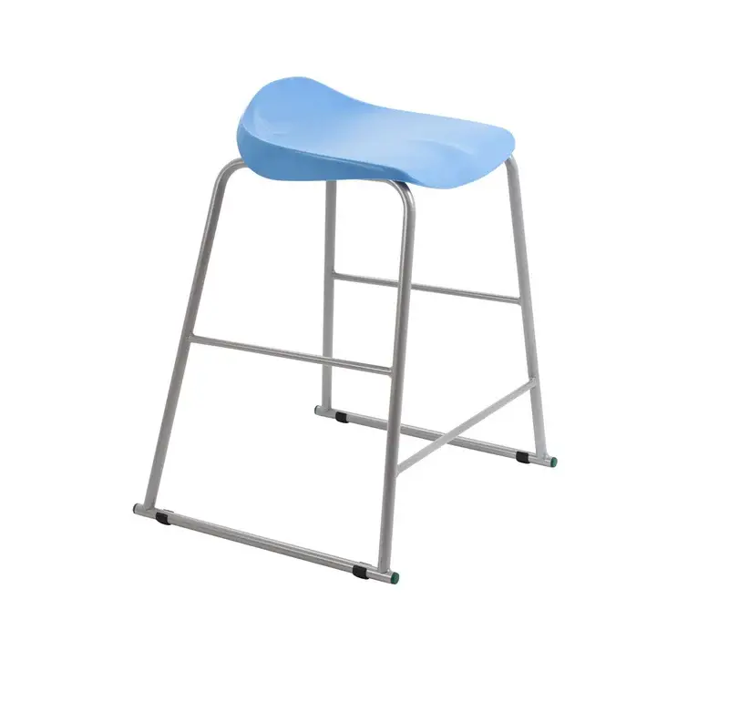 Titan High Stool 485mm x 485mm x 685mm 11 - 14 Years Sky Blue