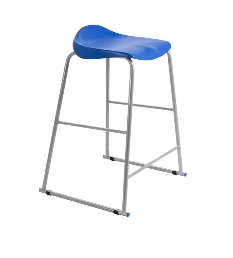 Titan High Stool 485mm x 485mm x 770mm 14+ Years Blue