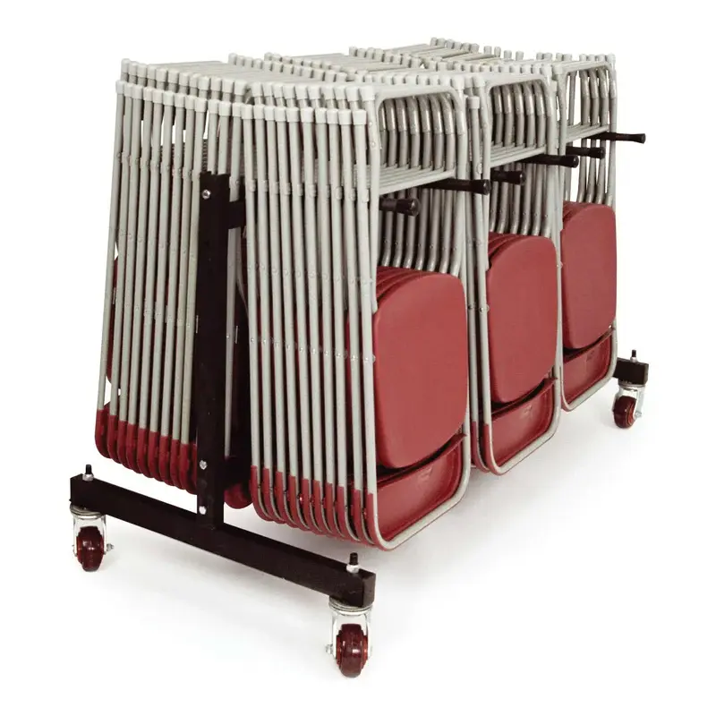 Titan Folding Chair Trolley Holds 70 Chairs Black
