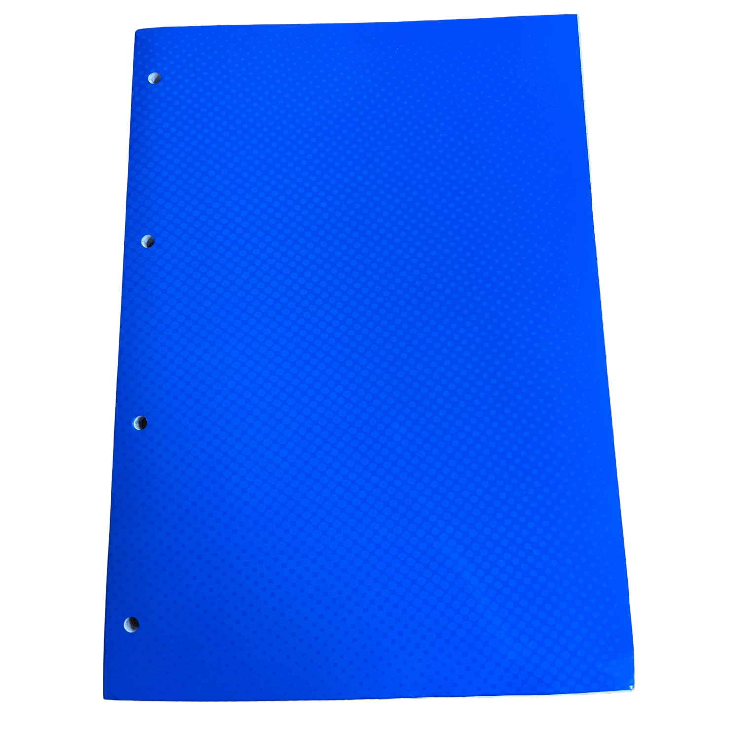 Glossy Cover A4 Refill Pads 80 Leaf 8mm Feint  Margin Blue Cover