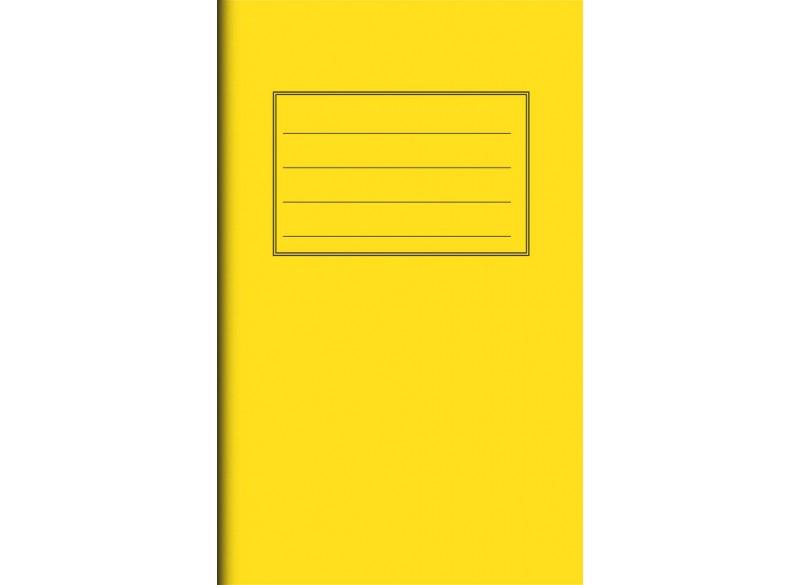 Vocab Books 6.25'' x 4'' 80 Pages 7mm Feint Ruled Yellow