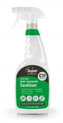 Super Antibacterial Sanitiser & Cleaner C11 X 750Ml