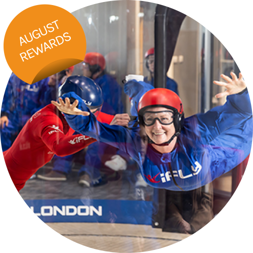 iFLY Indoor Skydiving at the O2 for Two with River Thames Hop On Hop Off Sightseeing Cruise