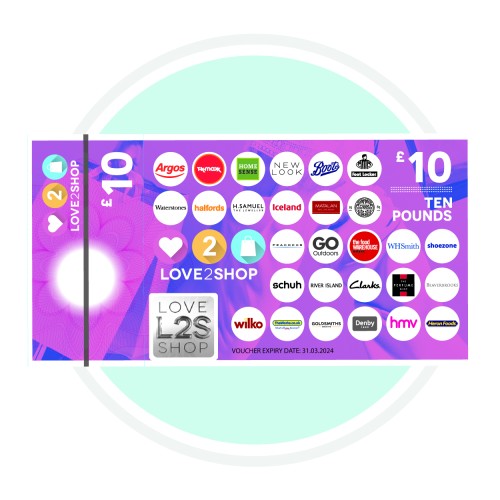£10 Love2Shop Voucher